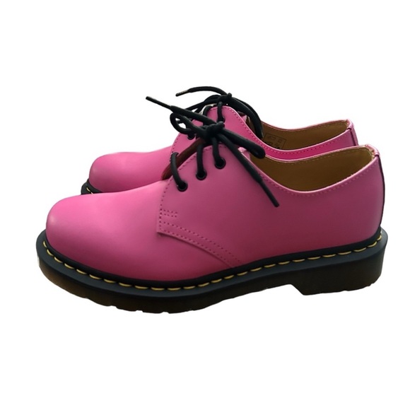 Dr. Martens Unisex 1461 Thrift Pink Oxfords - Picture 2 of 10